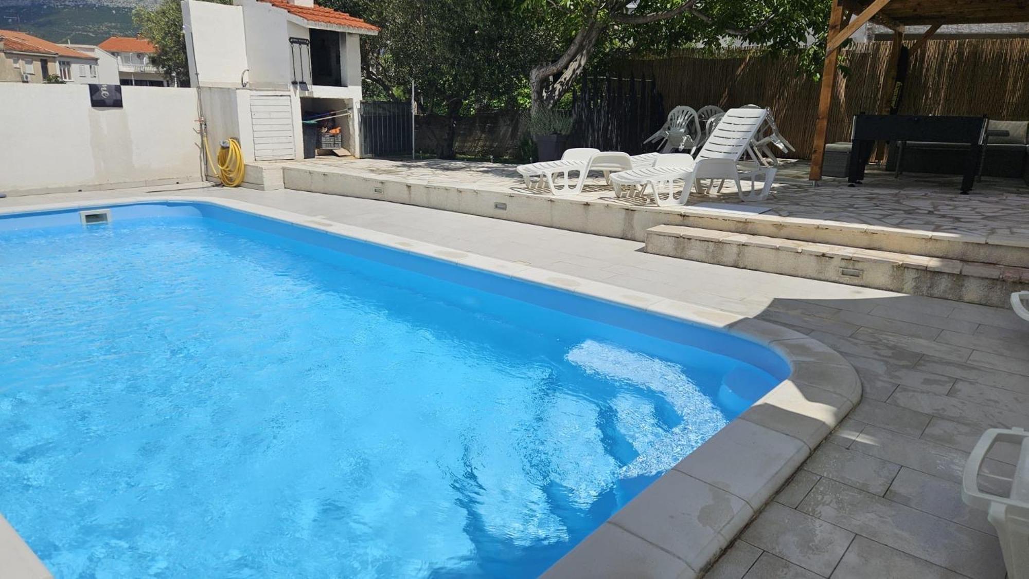 Apartman Mia With Pool1 سبليت المظهر الخارجي الصورة